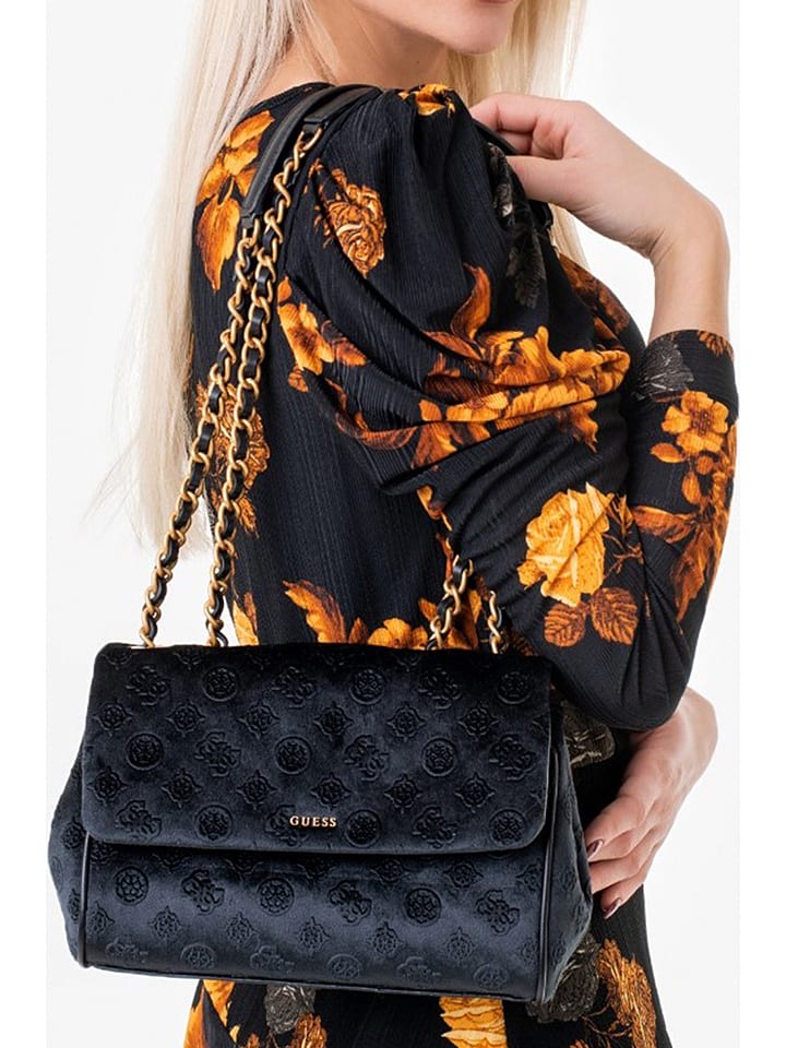 Guess Umhängetasche in Schwarz - (B)27 cm x (H)18,5 cm x (T)10 cm günstig kaufen onesize