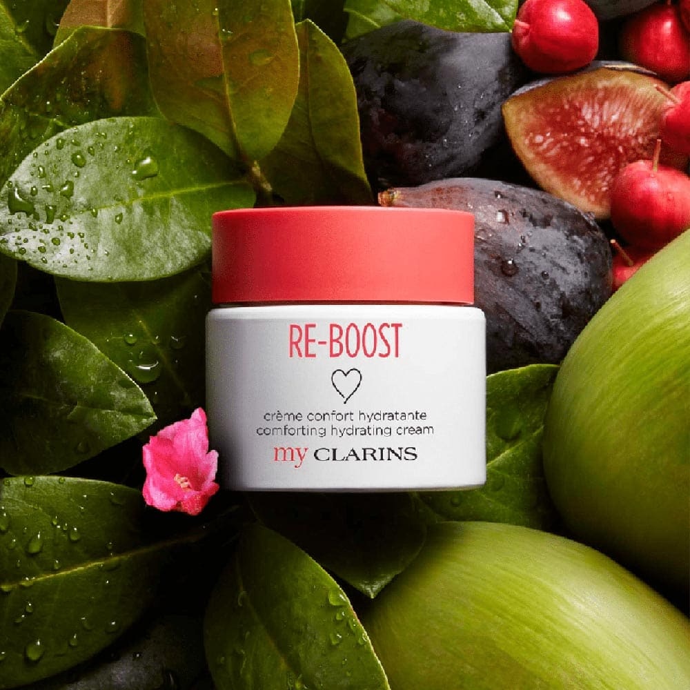 My Clarins RE-BOOST Crème Confort Hydratante  Peaux Sèches et Sensibles Soin visage