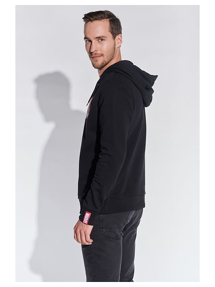 Course Hoodie Marvel in schwarz günstig kaufen M