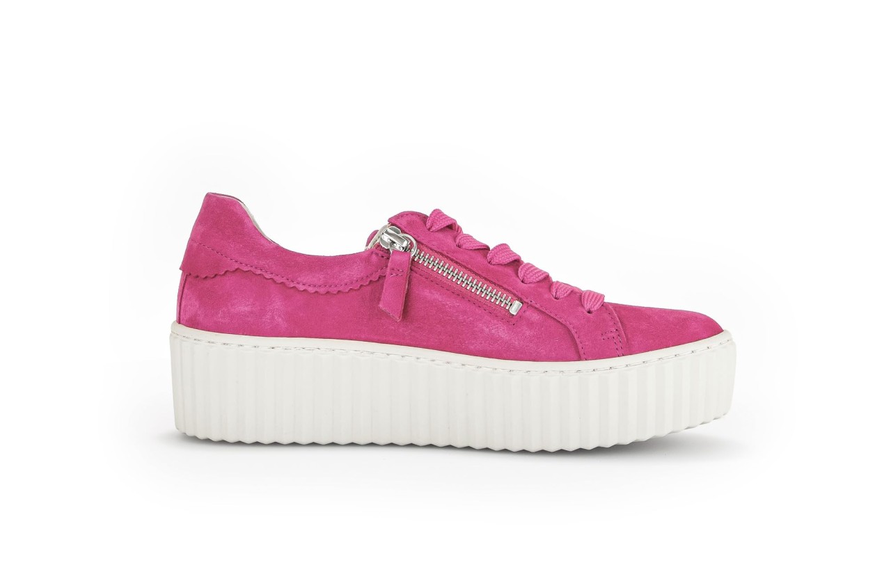 GABOR Freizeit Schnürer lila/pink Gabor Fashion Sneaker low 43.200.30 pink