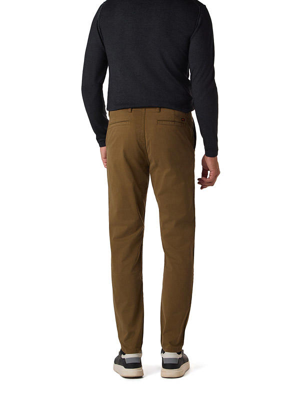 BOSS Orange, Chino, Baumwolle, braungrün