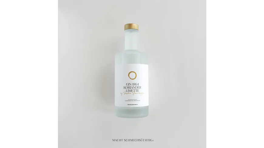 THE GOLDEN CIRCLE Gin 1864 Koriander Limette by Sascha Stemberg 350 ml