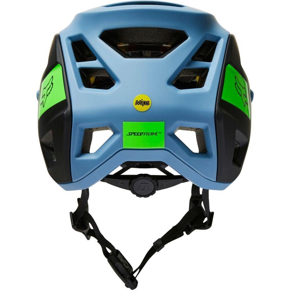 Fox Racing Fahrradhelm Fox Helm Speedframe Pro Blocked Dusty Blue Größe M (1-tlg)