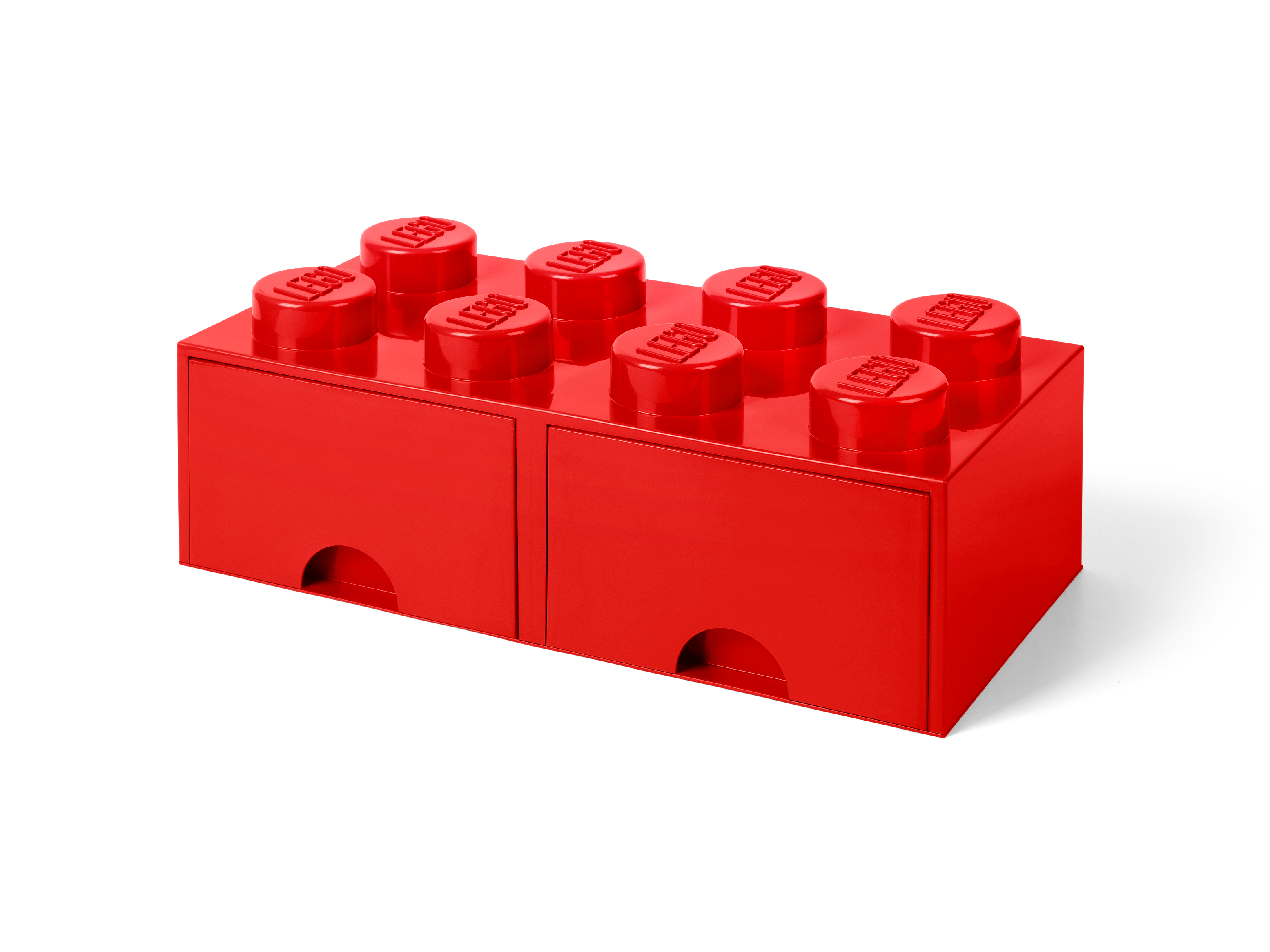 LEGO® Aufbewahrungsstein mit Schubfächern und 8 Noppen in Rot 5006131
