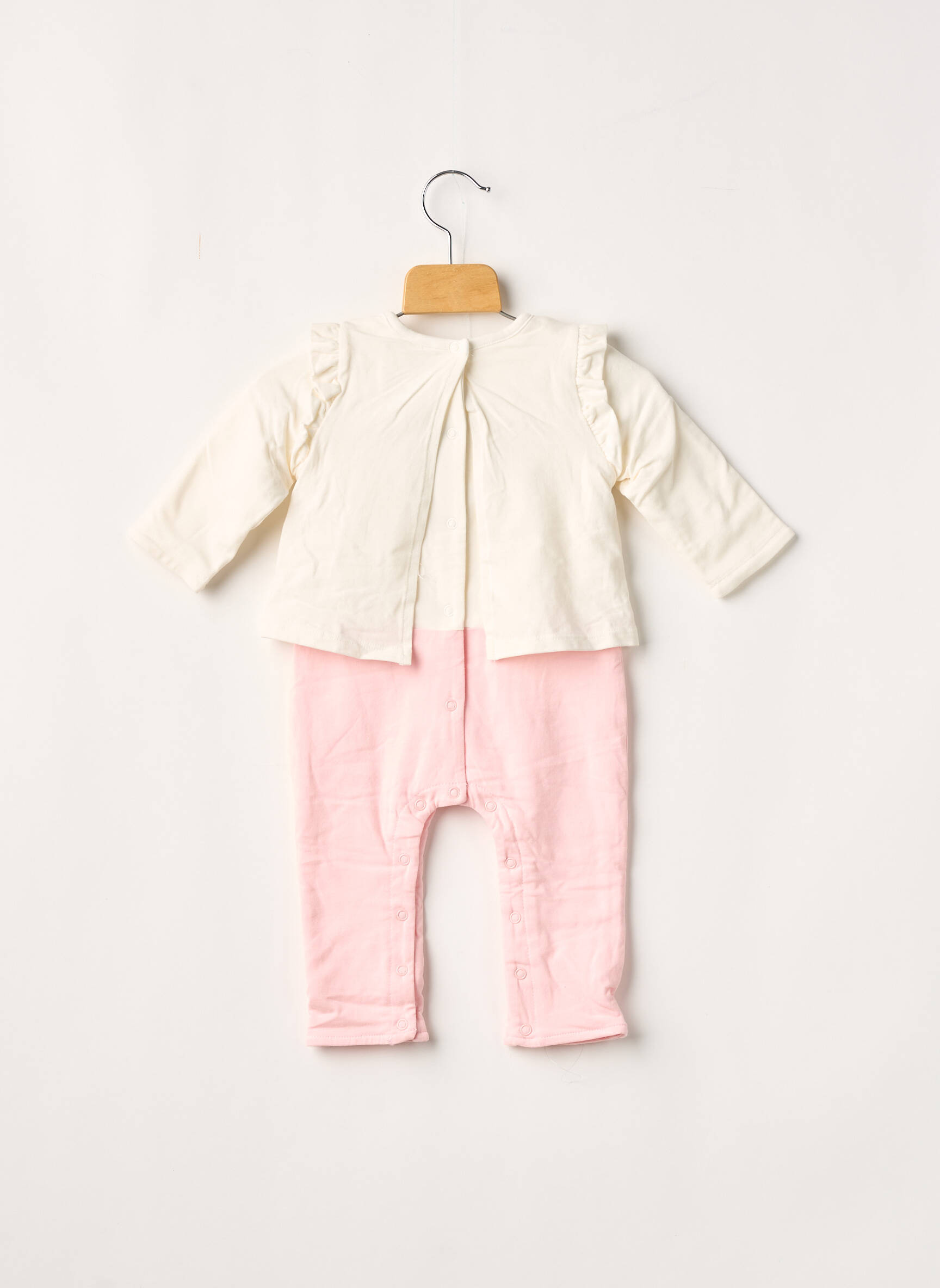 3 Pommes Combinaisons 1 Fille couleur rose