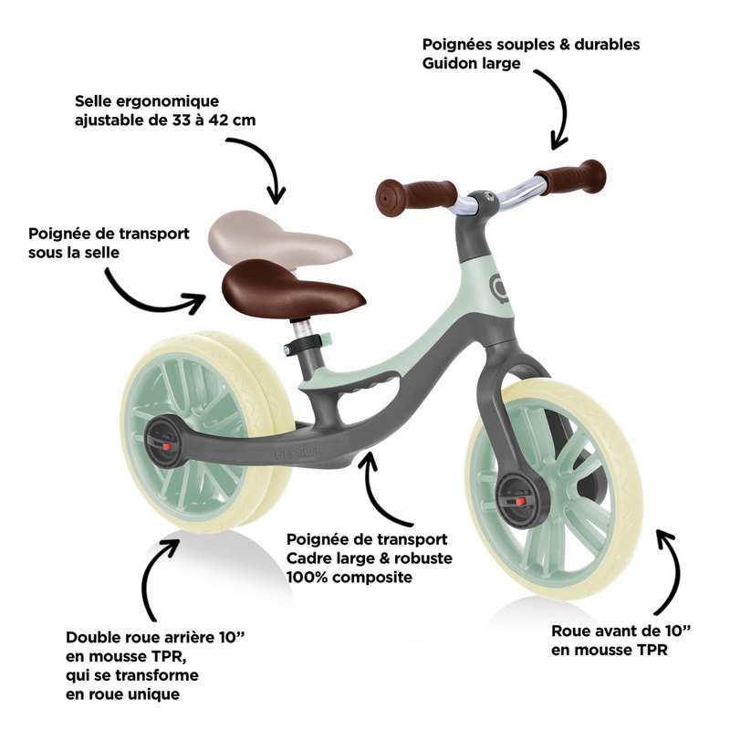 Draisienne go bike elite sauge Globber