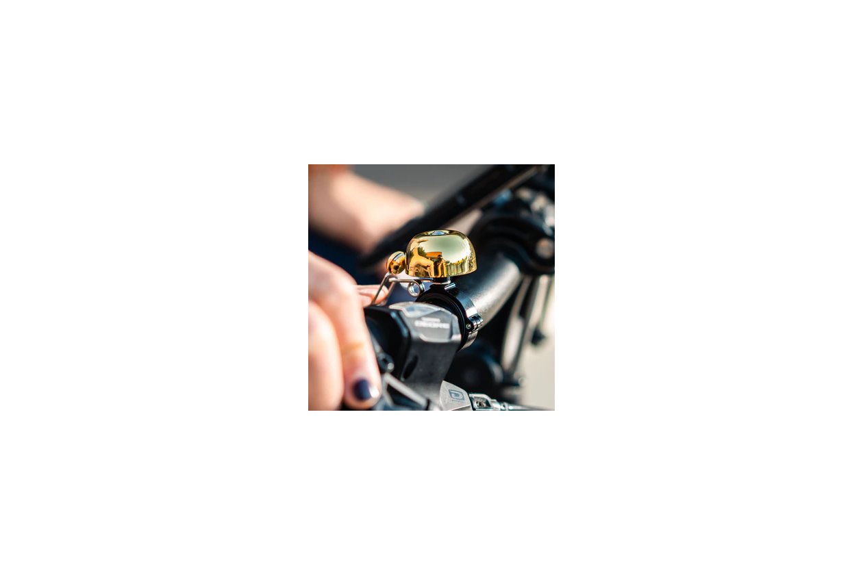 Lezyne Fahrradklingel Classic Brass mit Schelle