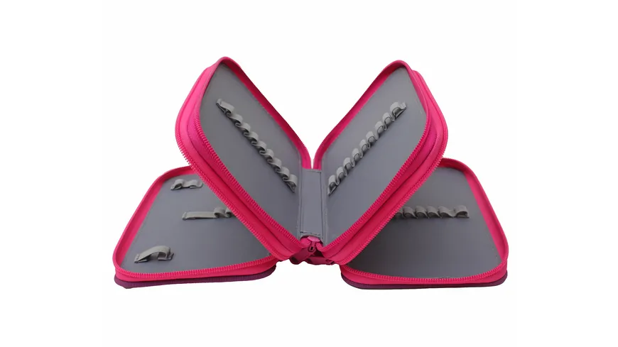 IN@SCHOOL Schüleretui Triple-Decker Girl pink - sortiert