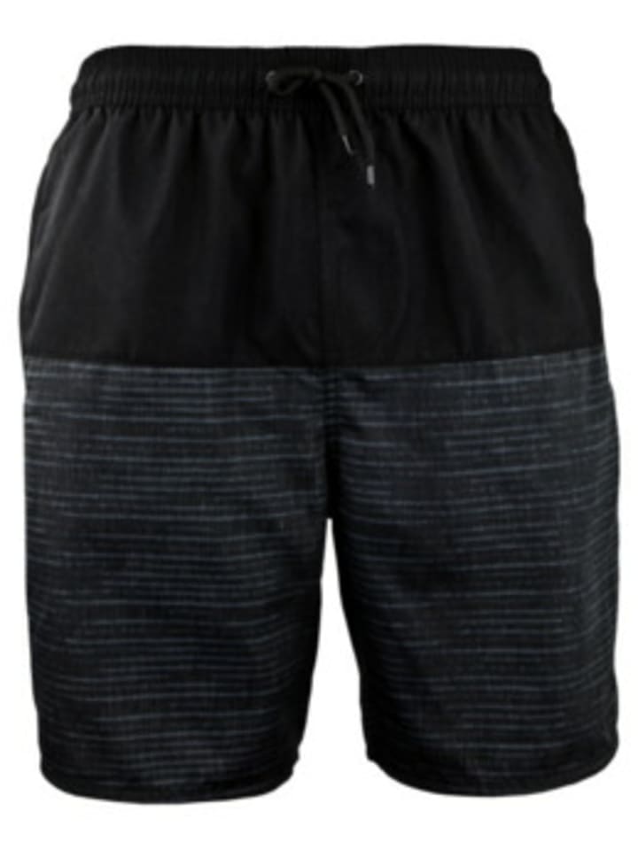 GUGGEN MOUNTAIN Badehose für Herren in schwarz in schwarz günstig kaufen