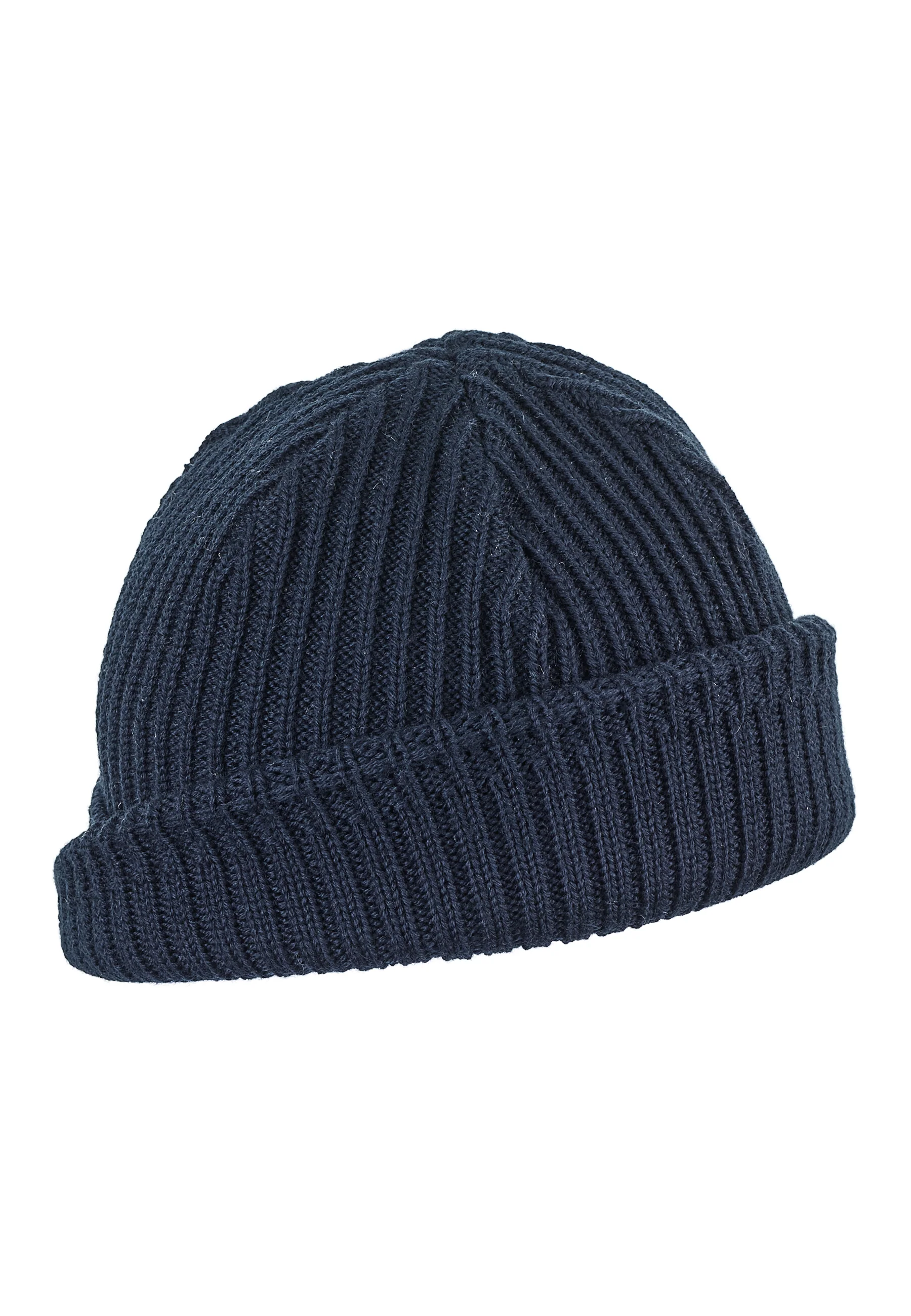 Strickmütze Baby aus Merinowolle mit Umschlag
