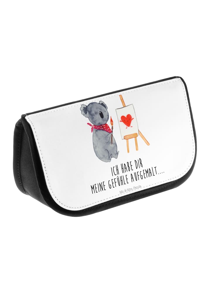 Mr. & Mrs. Panda Kosmetiktasche Koala Künstler mit Spruch in Weiß günstig kaufen onesize