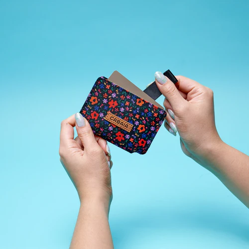 Black Easter Island card holder