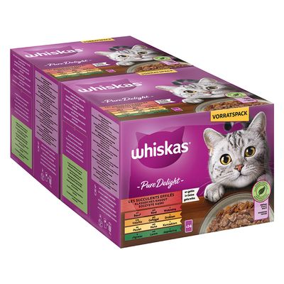 Multipack Whiskas Pure Delight Portionsbeutel 48 x 85 g