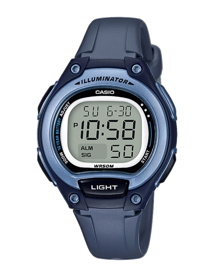 Casio Digital Jugenduhr Silber / Blau günstig kaufen onesize
