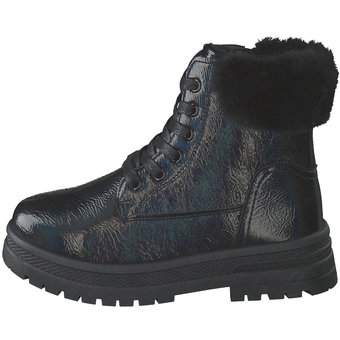 Claudia Ghizzani Schnür Boots in schwarz
