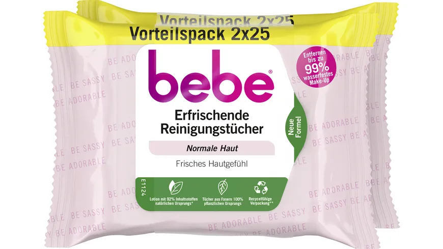 bebe erfrischende Reinigungstücher Doppelpack