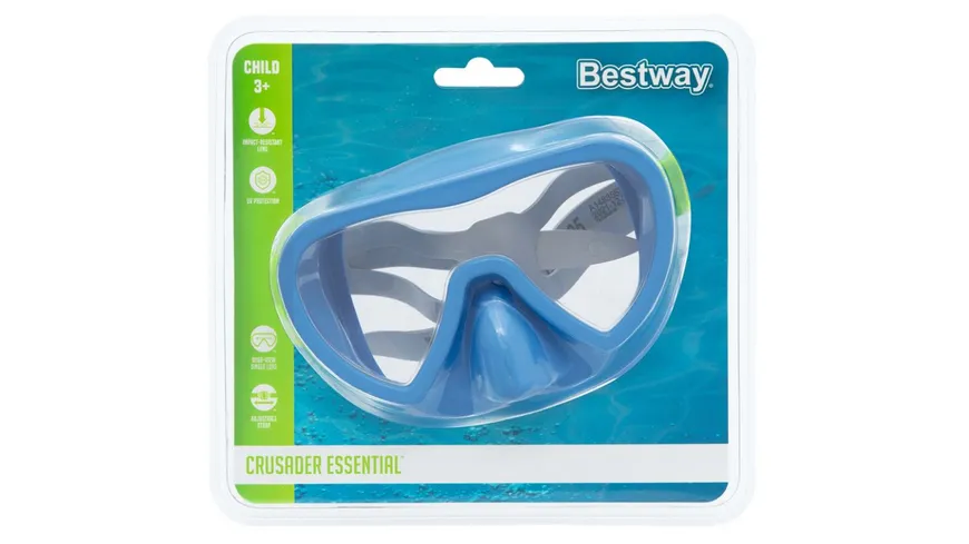Bestway - Crusader Essential™ Tauchmaske ab 3 Jahren, sortiert