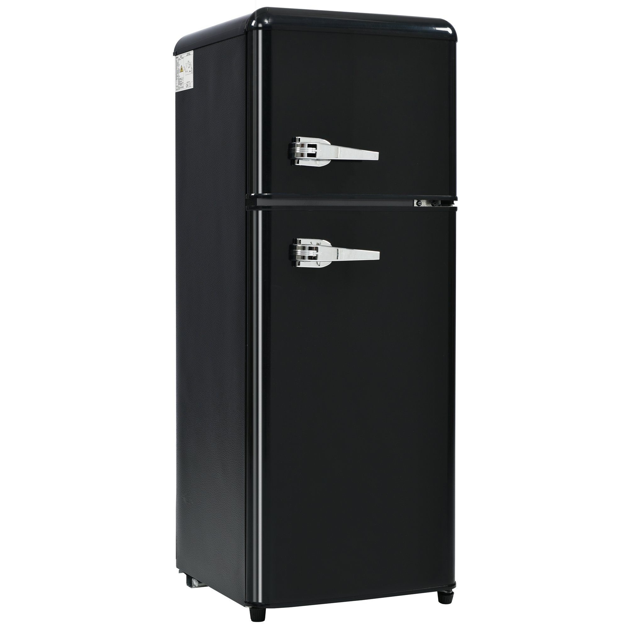 Mould King Kühl-/Gefrierkombination BCD-102, Retro-Kühlschrank,Kühl-Gefrier-Kombination,zweitürig,Energieklasse F