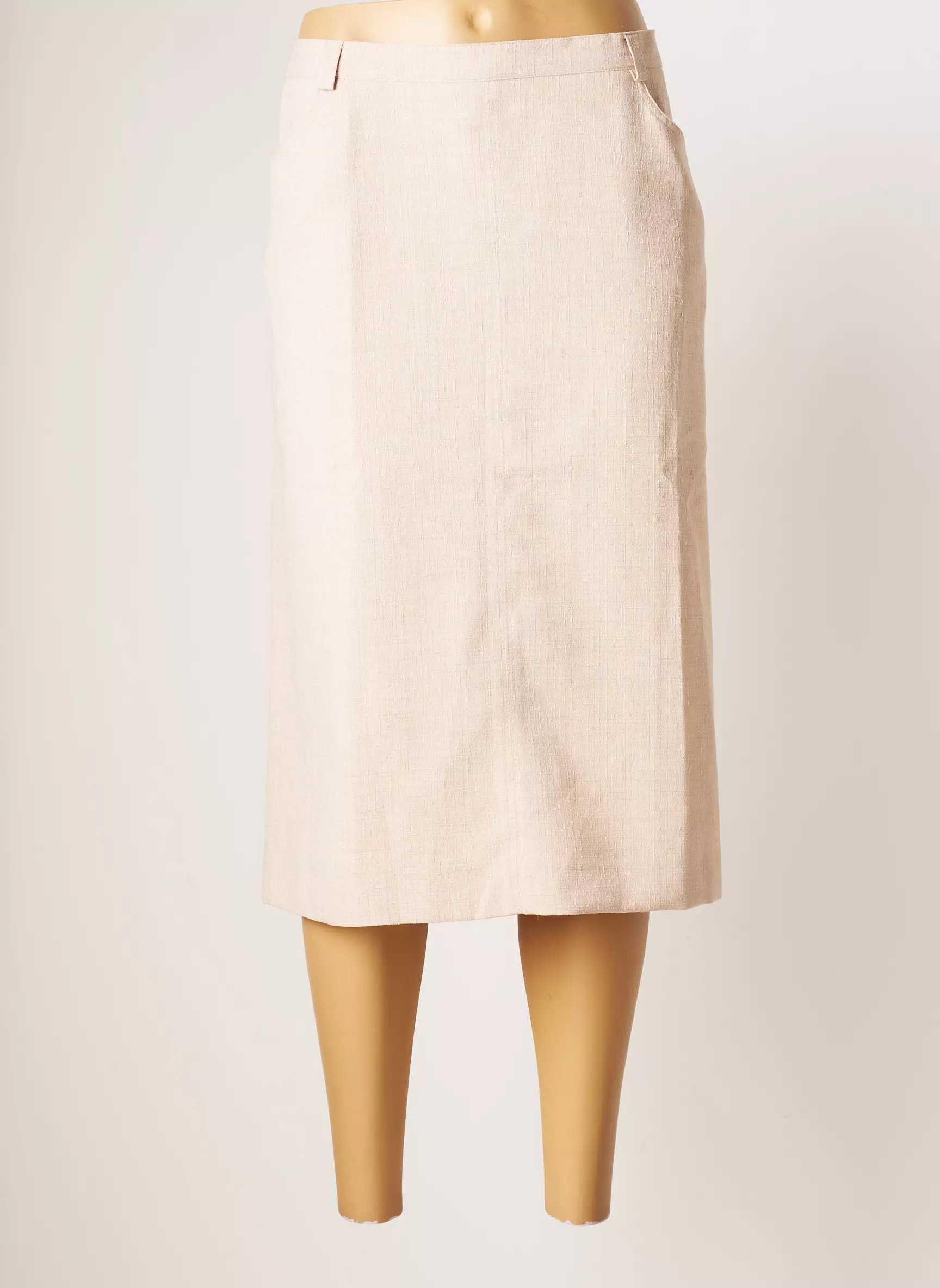 Francoise F Jupes Mi Longues Femme couleur beige