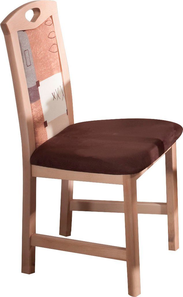 SCHÖSSWENDER 4-Fußstuhl Köln (Set, 2 St), Gestell aus Massivholz