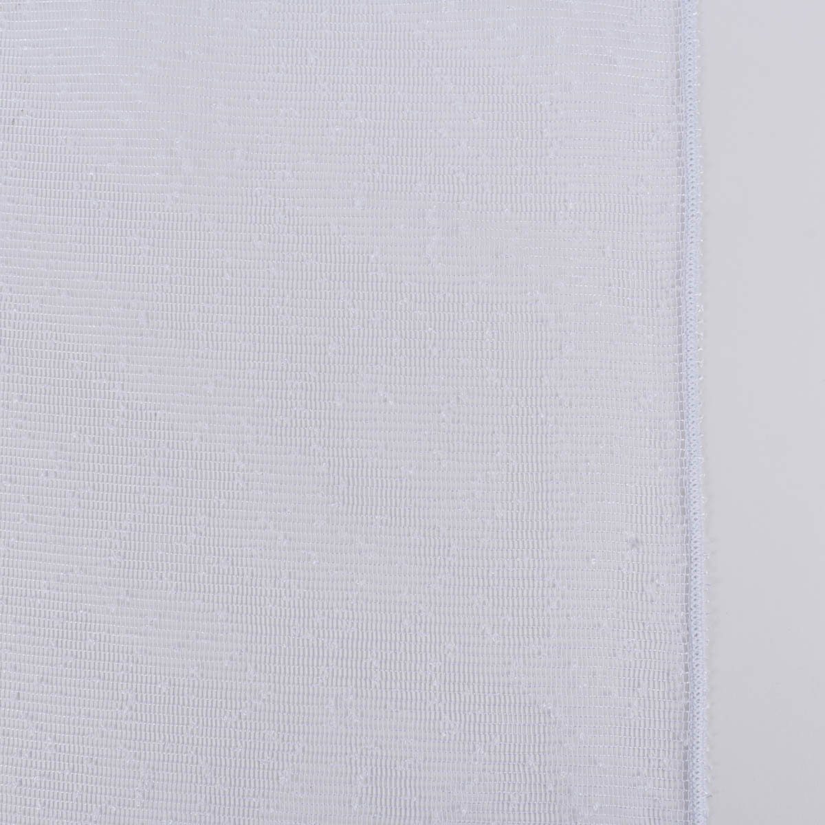 Meterware Rasch Textil Gardinenstoff Stores May Gitterstruktur weiß 280cm, leicht perforiert, Polyester, mit Bleiband, pflegeleicht, überbreit