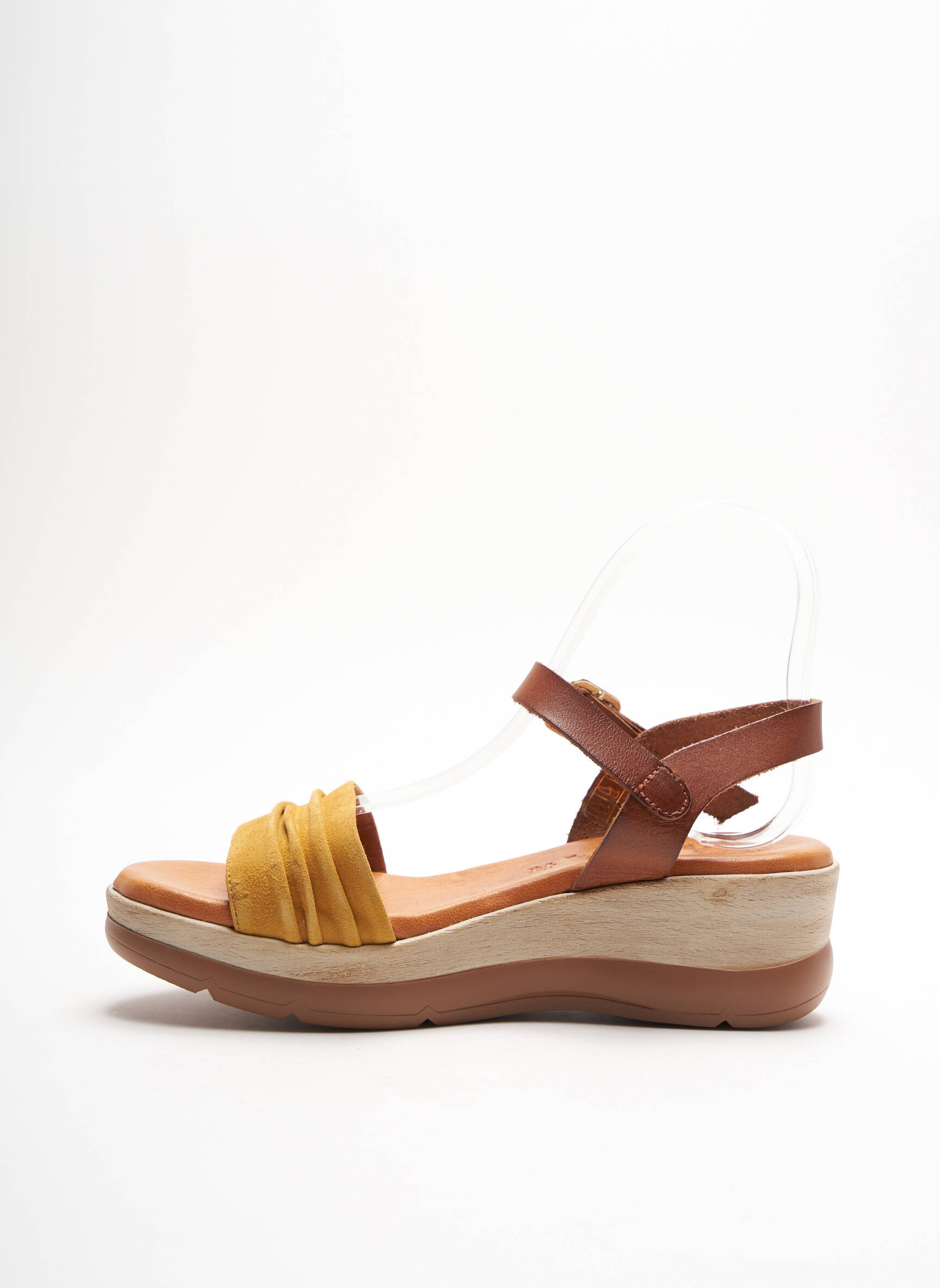 Kaola Sandales Nu Pieds Femme couleur jaune