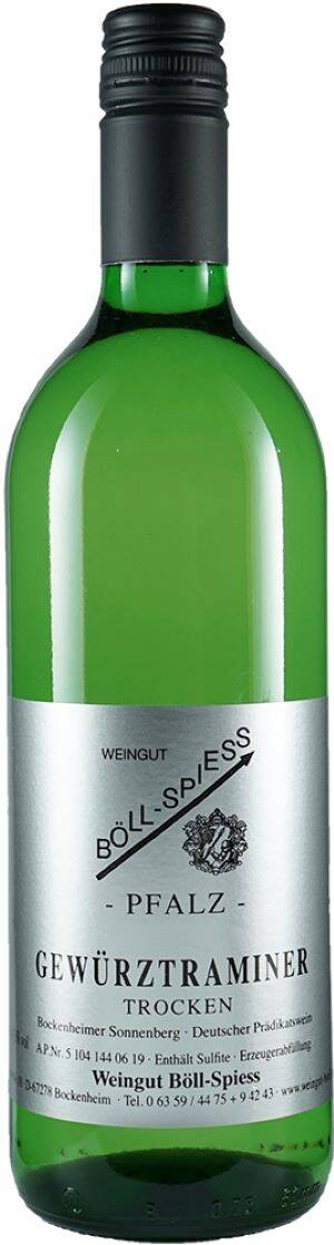 Weingut Böll-Spieß Gewürztraminer Spätlese trocken - Weingut Böll-Spieß 2020