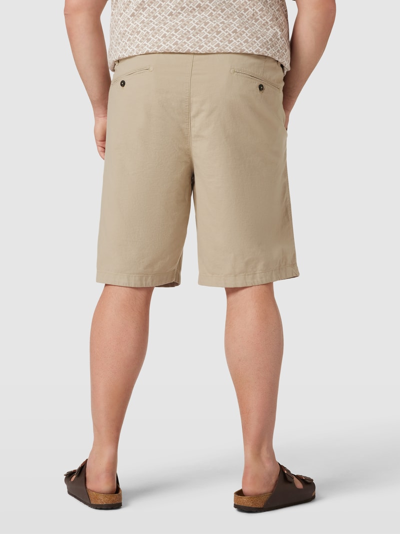 PLUS SIZE Bermudas mit Gesäßtaschen Modell 'Salo' in hellblau