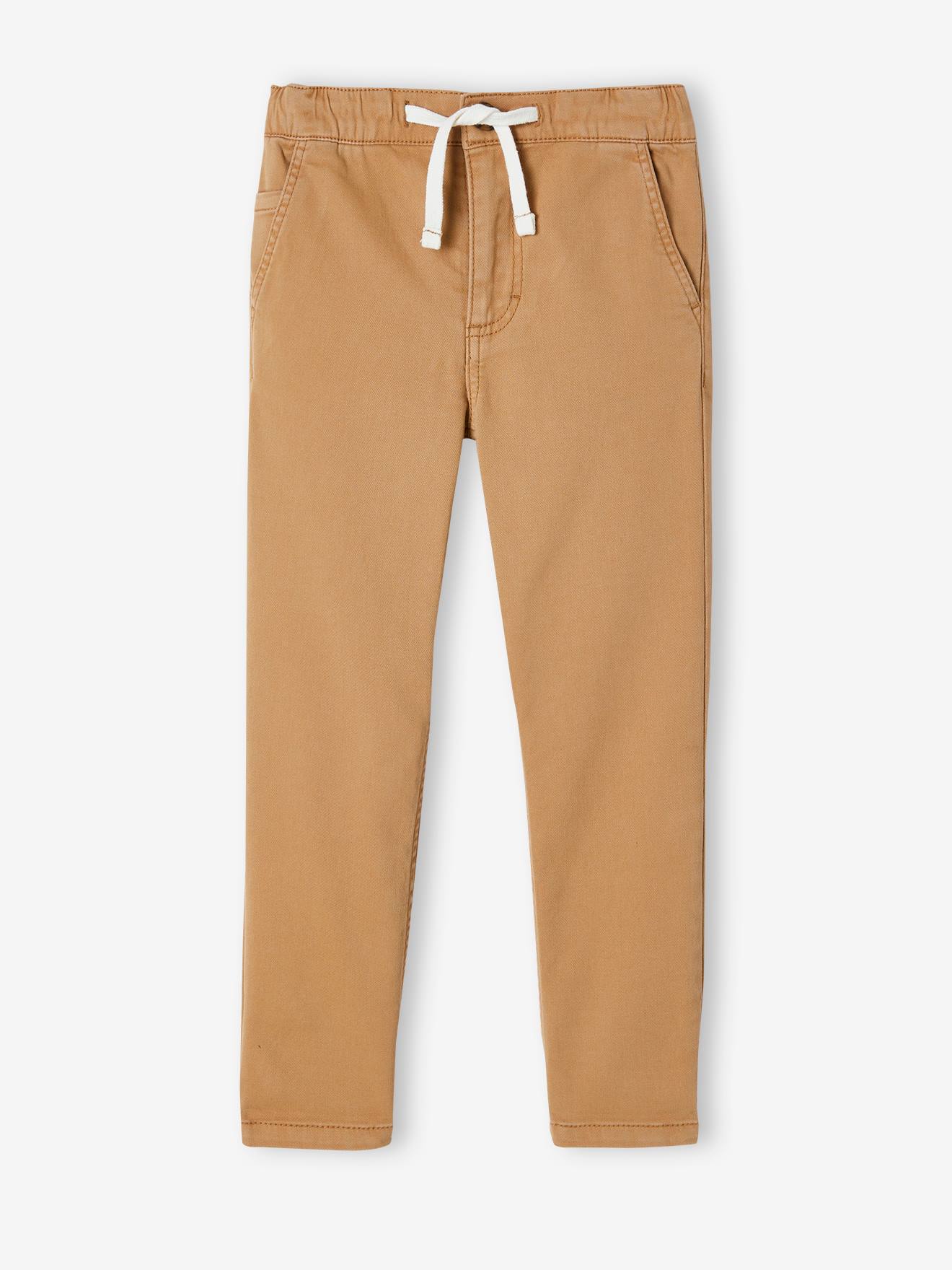 Vertbaudet Jungen Chinohose mit Schlupfbund Oeko-Tex - grün