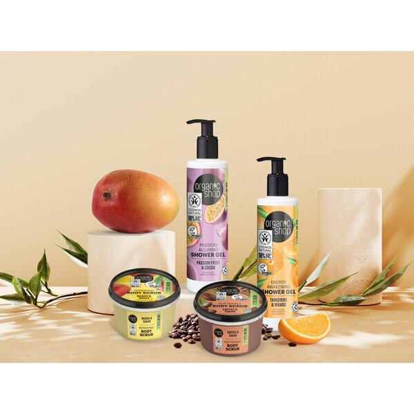Organic Shop Kenyan Mango -vartalonkuorinta 250ml - Normaalille iholle, kuoriva