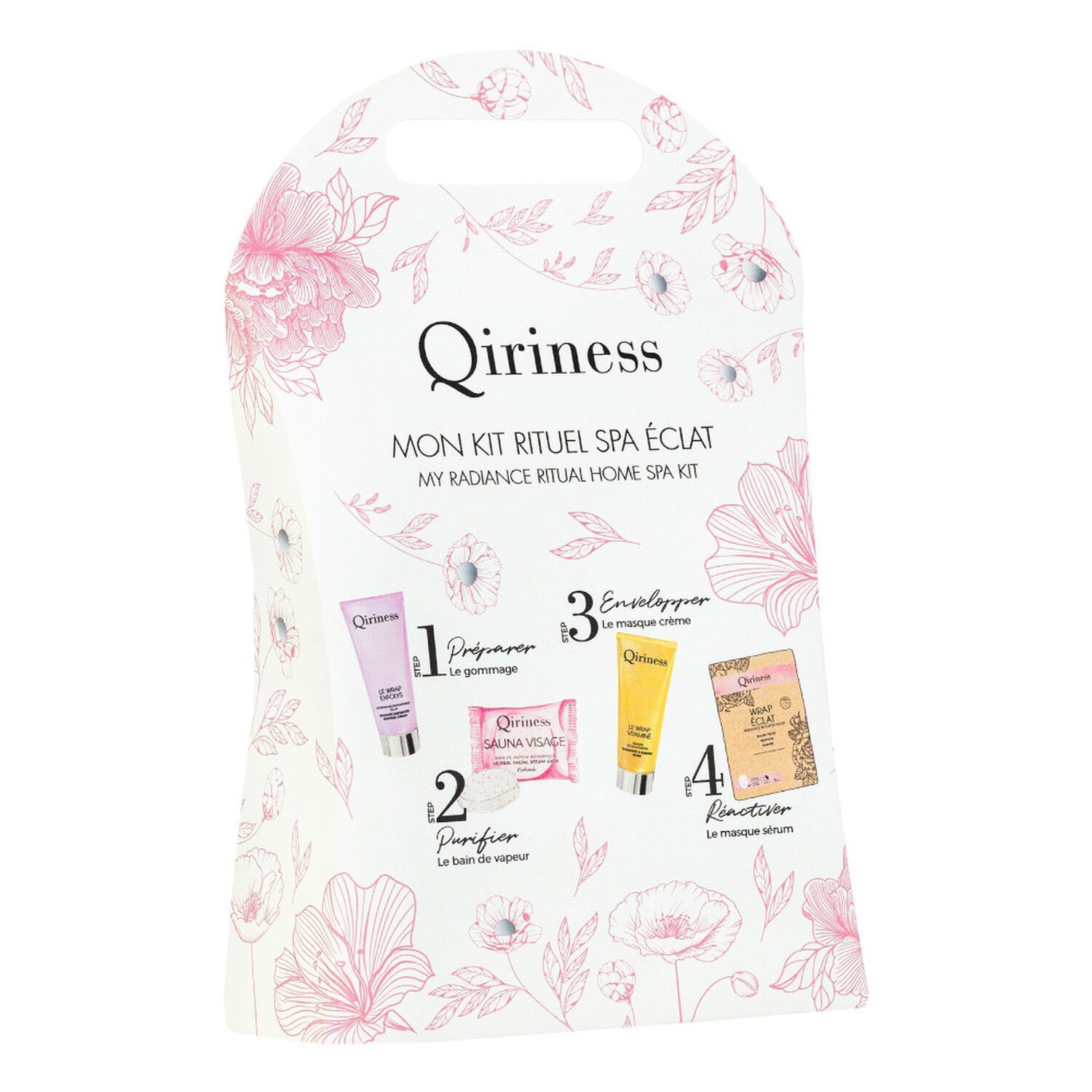 Qiriness Mon Rituel Spa Eclat Coffret Eclat & Anti-Fatigue - 4 Produits