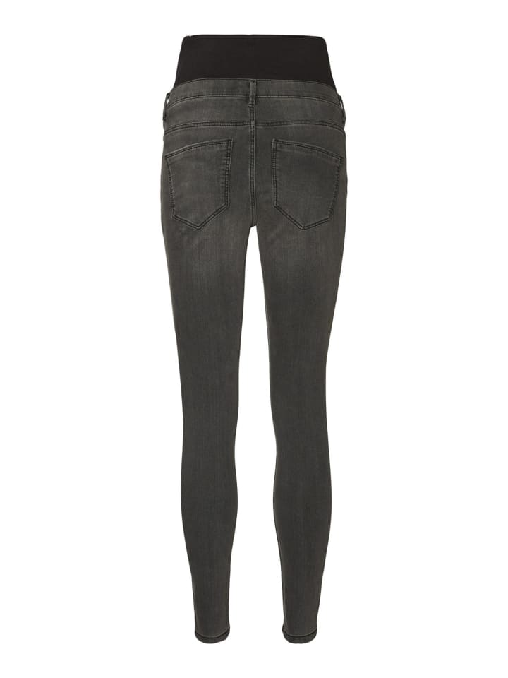 Vero Moda Umstandsjeans mit Skinny Fit in Dark Grey Denim günstig kaufen