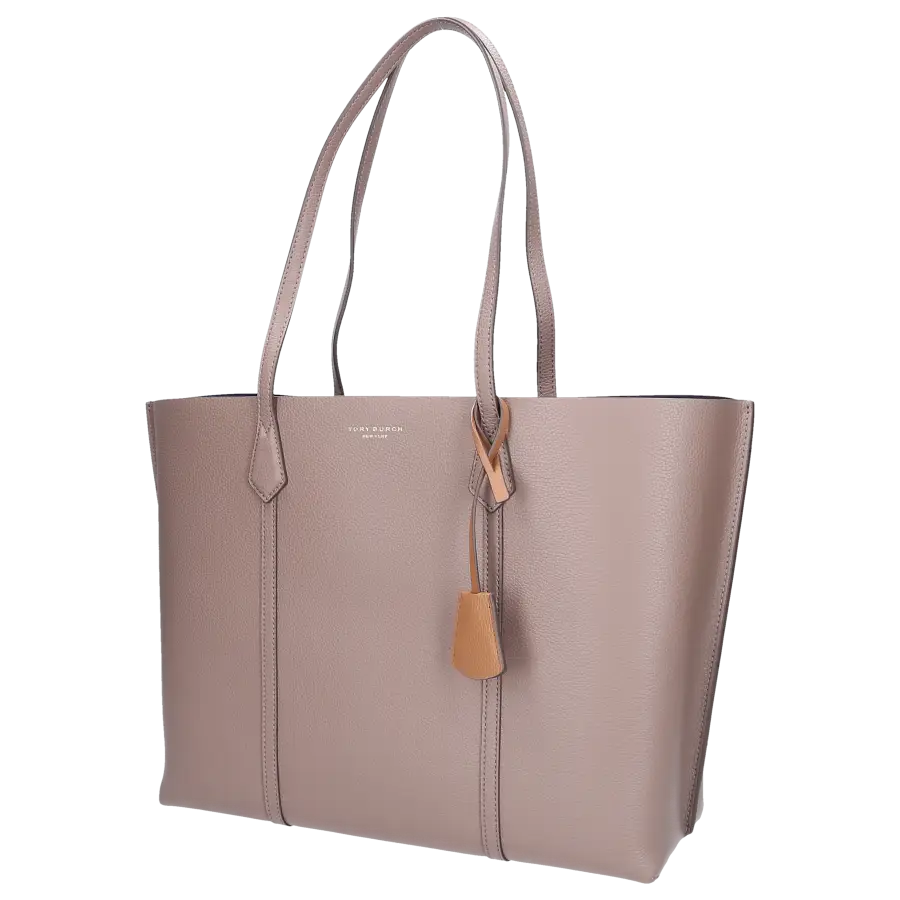 Tory Burch - Shopper PERRY TRIPPLE COMP. Kalbsleder - braun