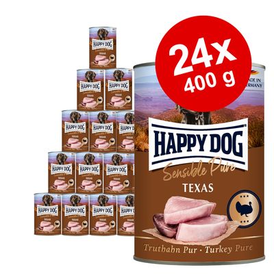 Sparpaket Happy Dog Sensible Pure 24 x 400 g