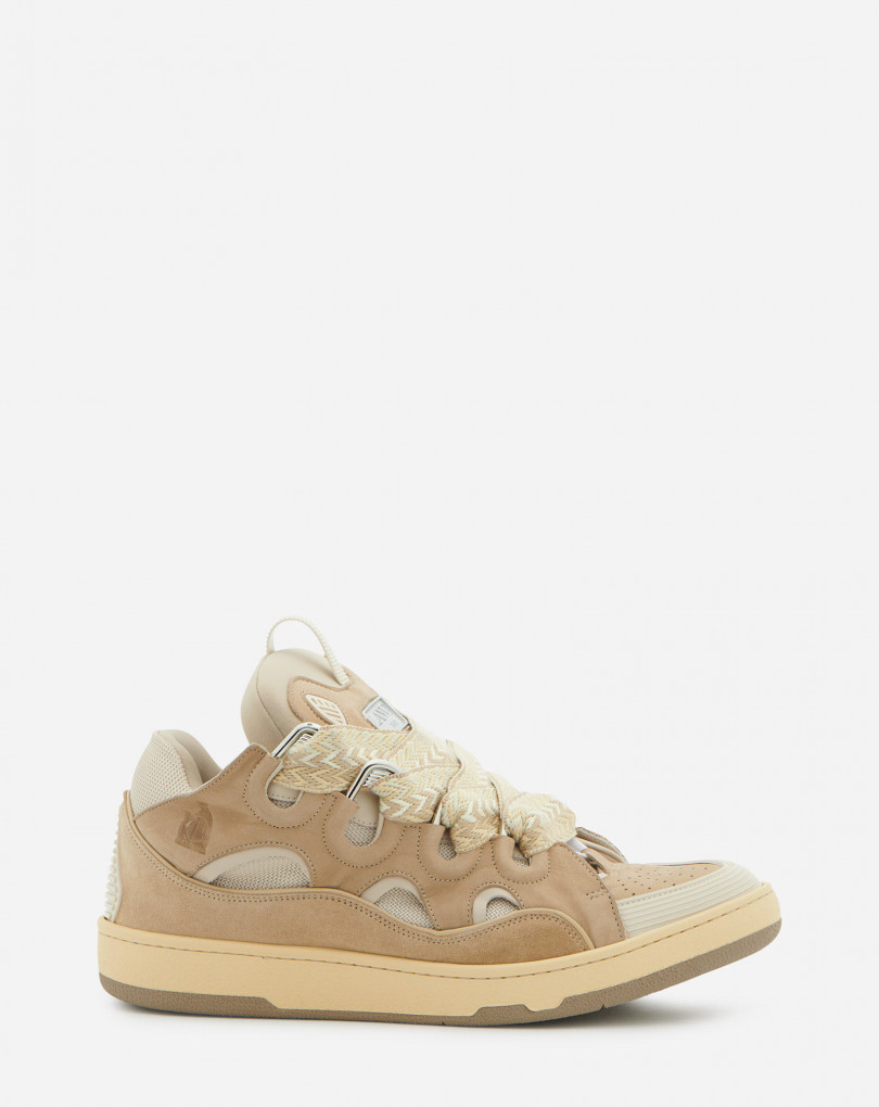 SNEAKERS CURB EN CUIR