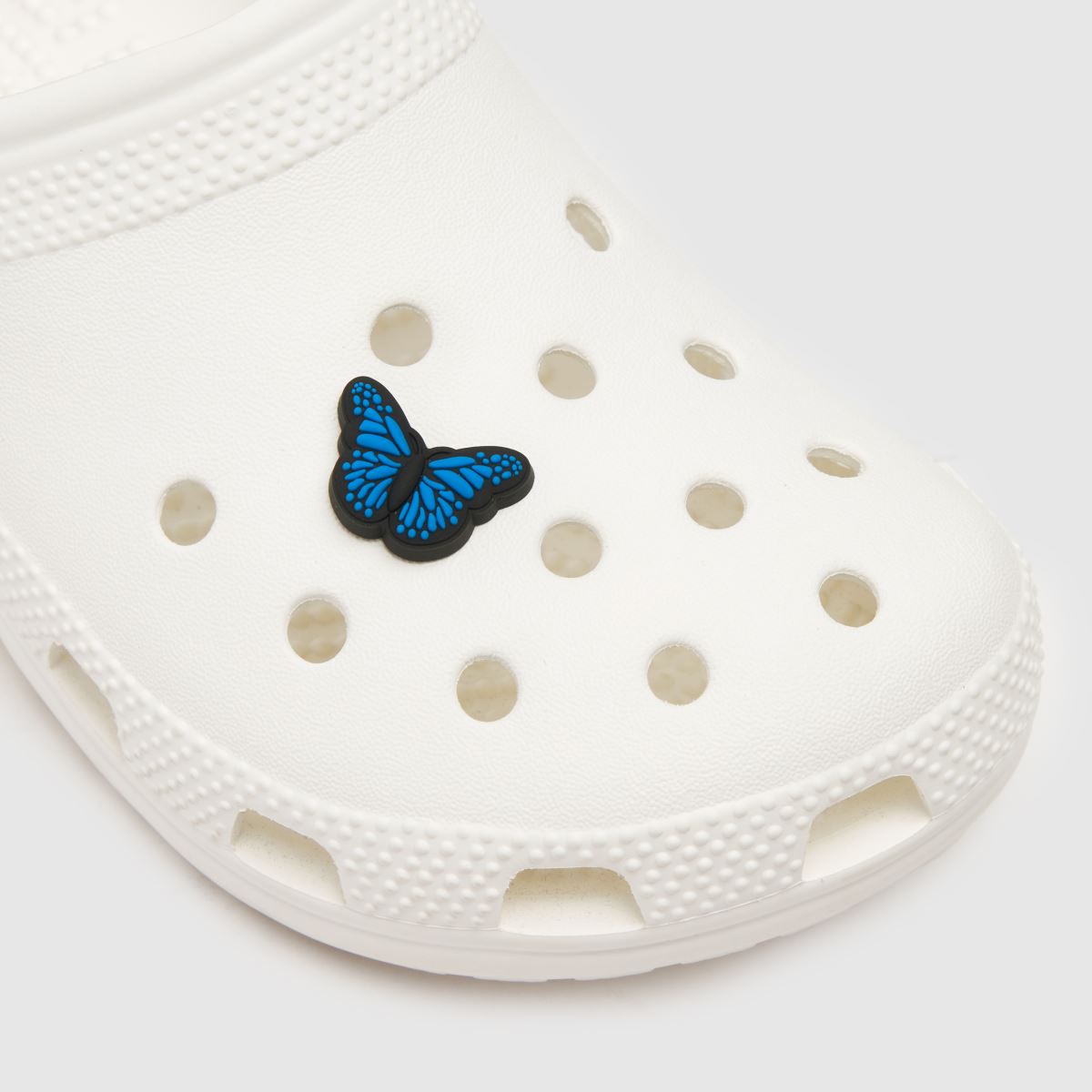 Crocs kék jibbitz kék pillangó