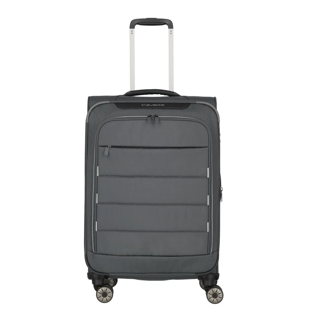 Travelite SKAII Trolley 4 Rollen M - Gipfelgrau