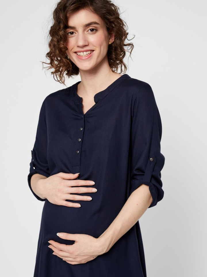 mama licious Umstandstunika Shirt in Navy günstig kaufen