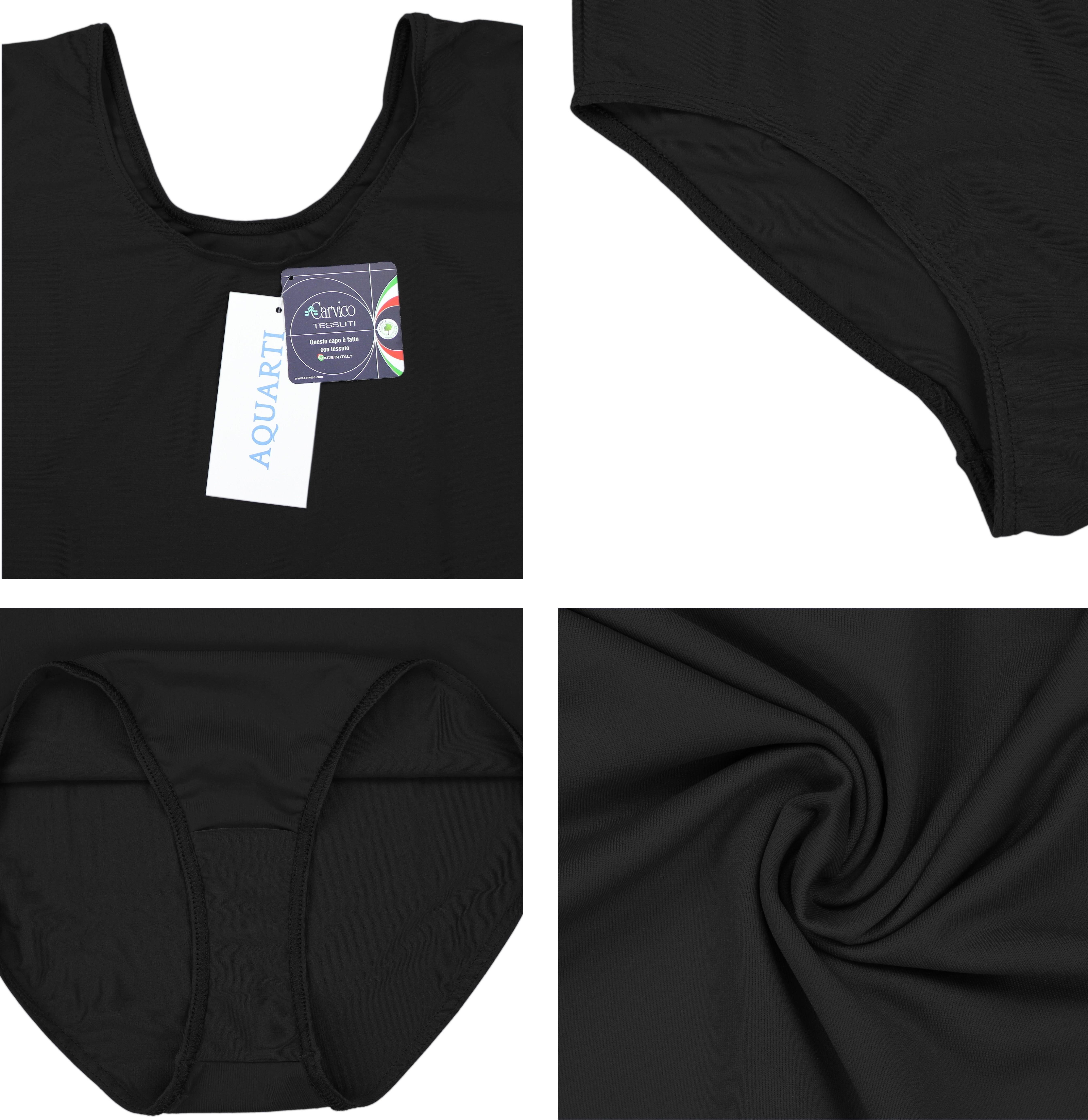 Aquarti Turnanzug Aquarti Damen Ballett Trikot Kurzarm Gymnastik Tanz-Body