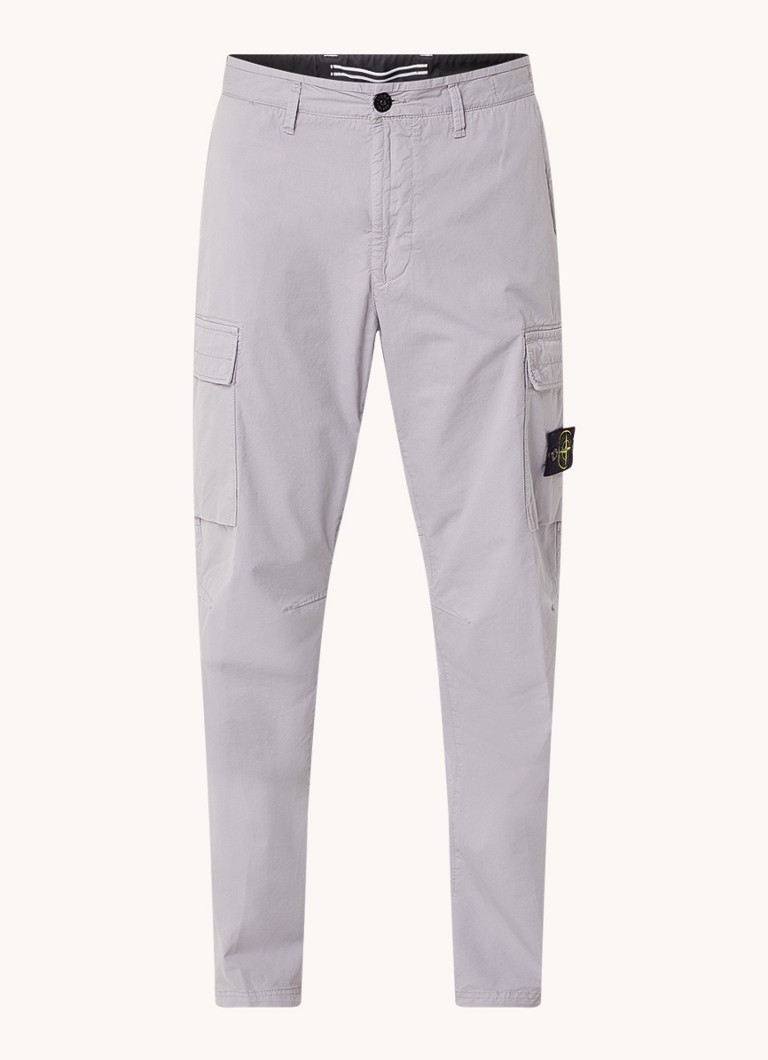Pantaloni cargo conici Stone Island 30410 cu logo
