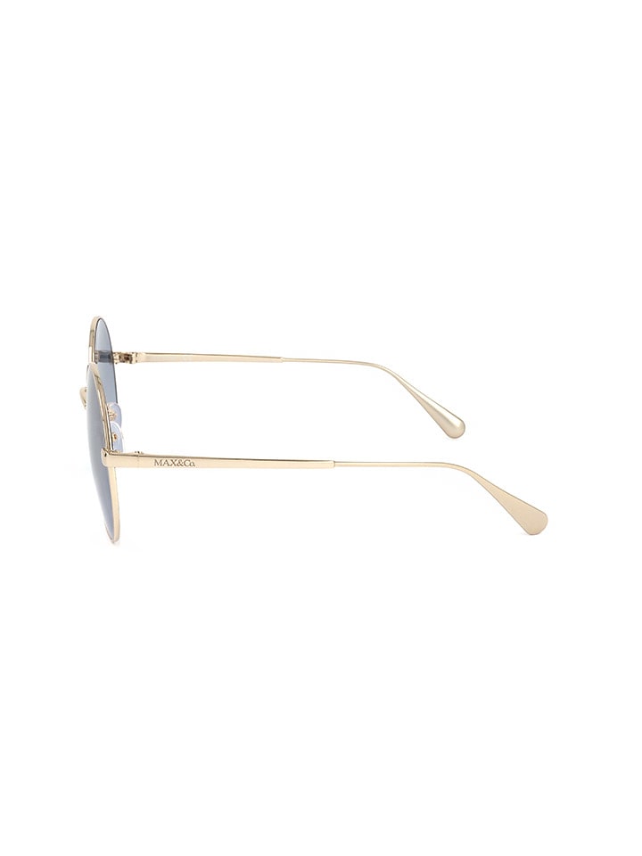 Max&Co Damen-Sonnenbrille in Gold/ Hellblau günstig kaufen 56