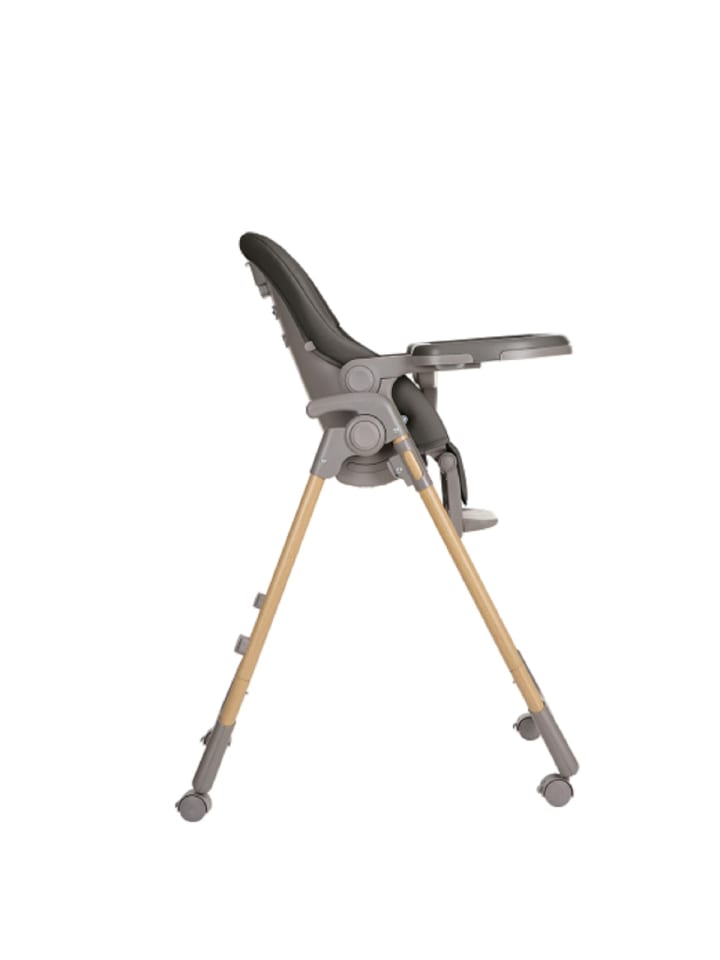 Kikkaboo Kinderhochstuhl Olive Räder in grau günstig kaufen onesize