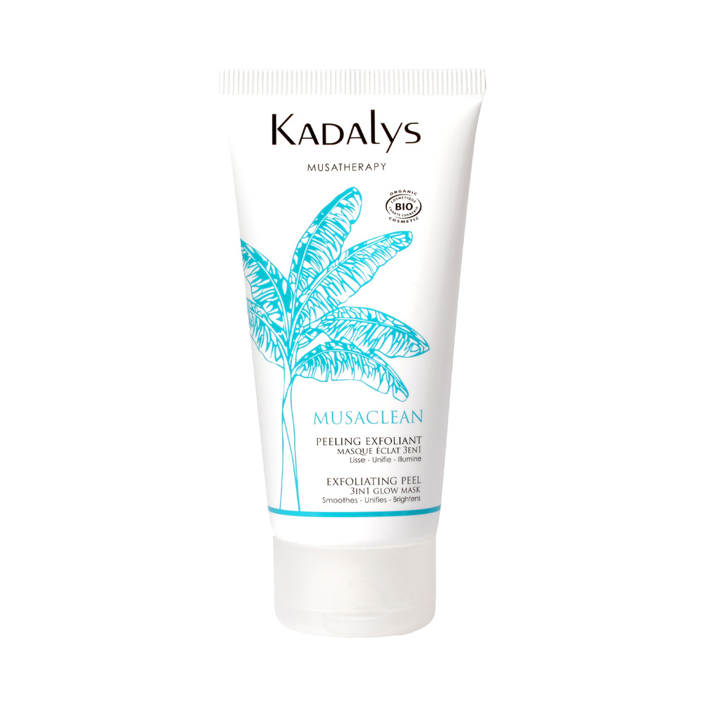 Kadalys Peeling Exfoliant Bio Musaclean Masque doux éclat, unifiant et retextura nt