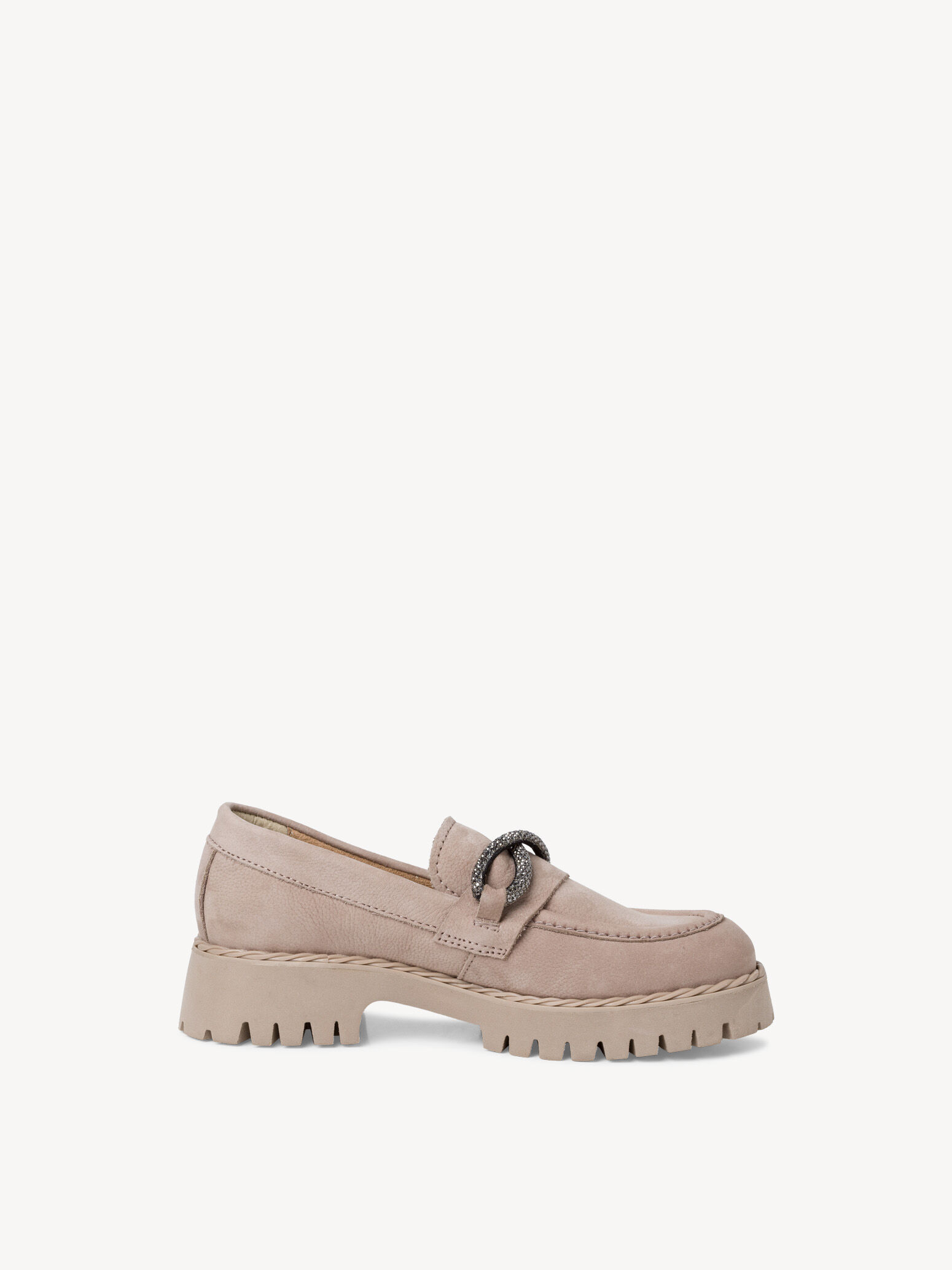 Slipper en cuir - beige