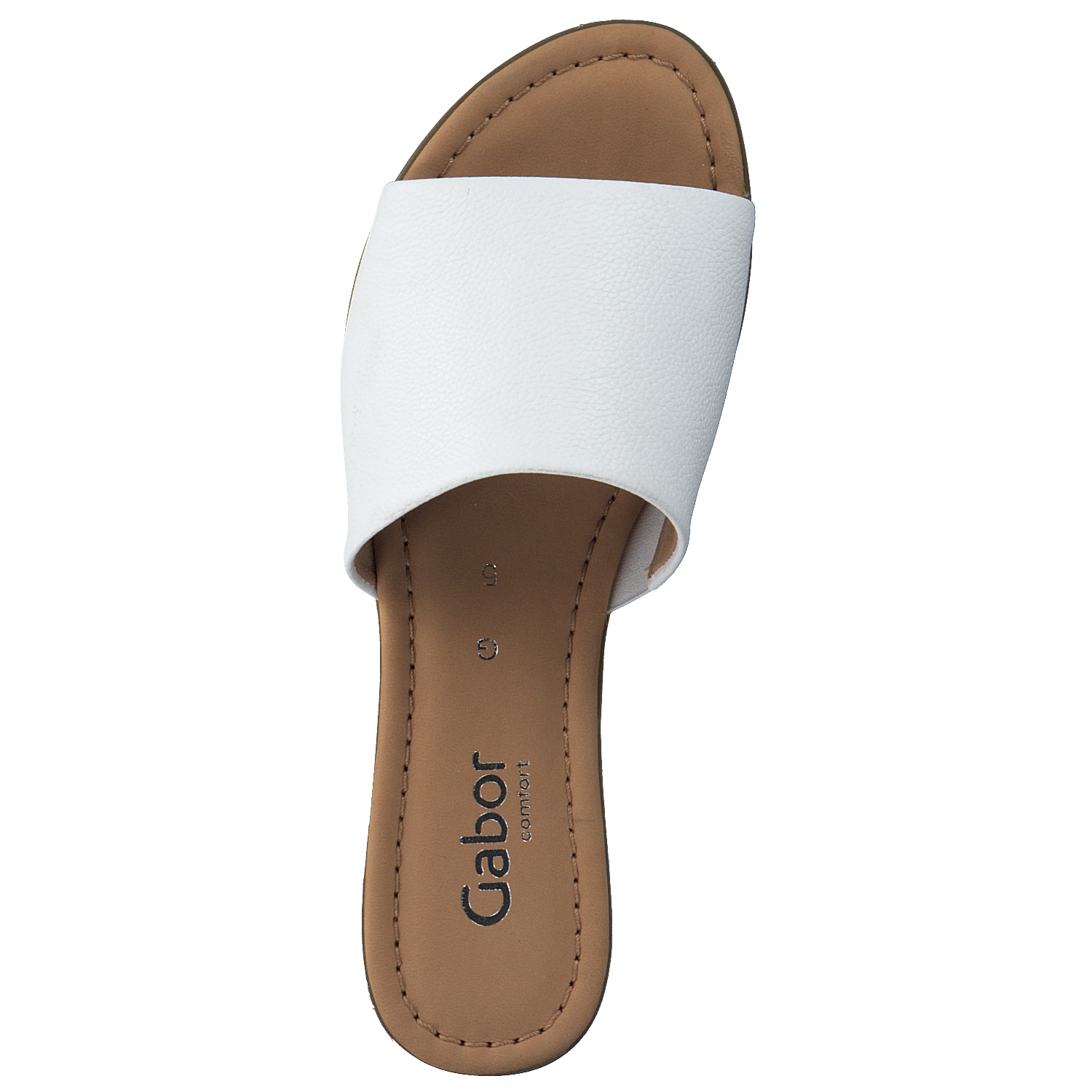Gabor Comfort Rhodos 62.790, Pantoletten, Damen, Weiß