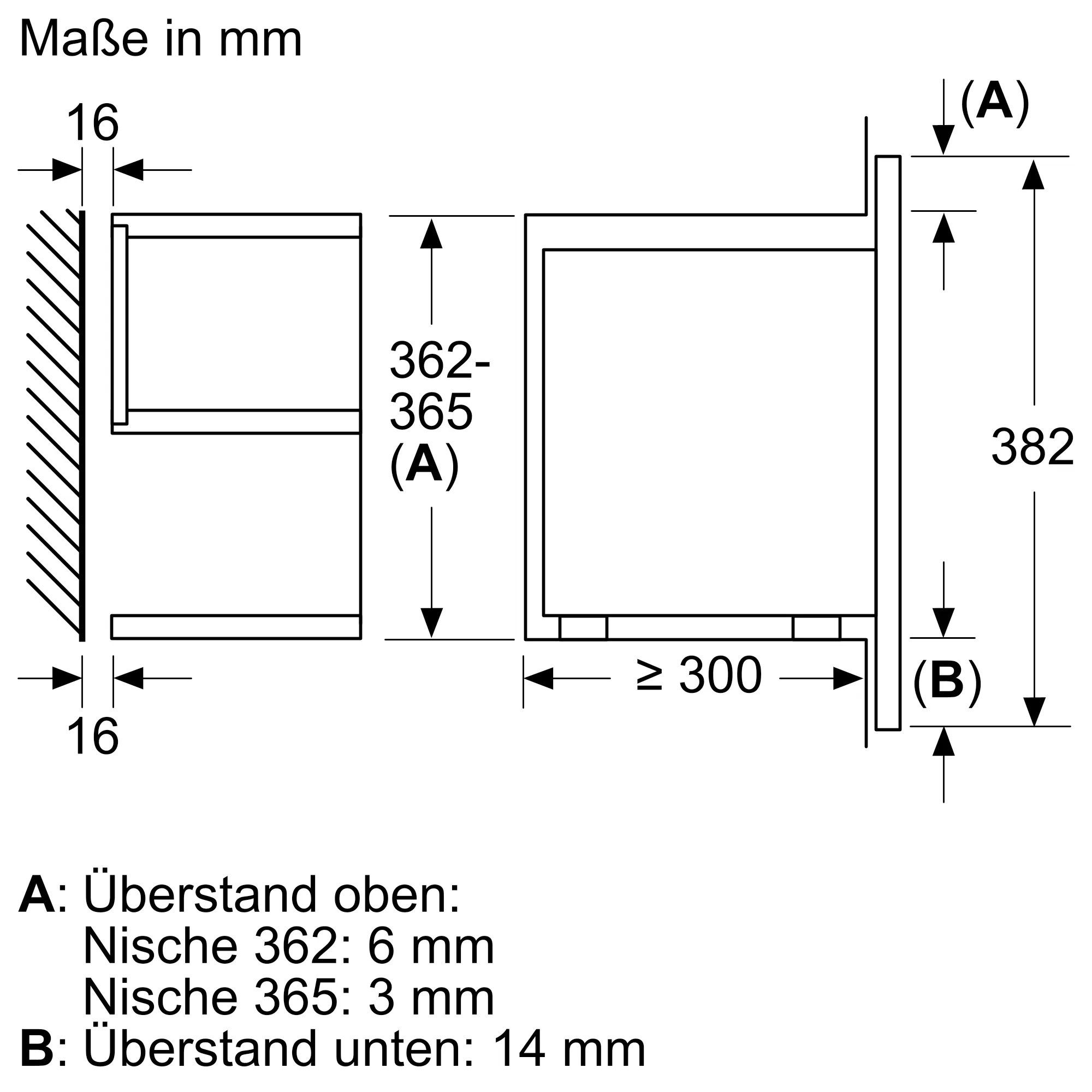 BOSCH Einbau-Mikrowelle Bosch BFL634GB1 Serie 8 Einbaumikrowelle schwarz 21L 900W, Mikrowelle, TFT-Display:, Edelstahl Innenraum, 21,00 l, AutoPilot7, Reinigungsunterstützung