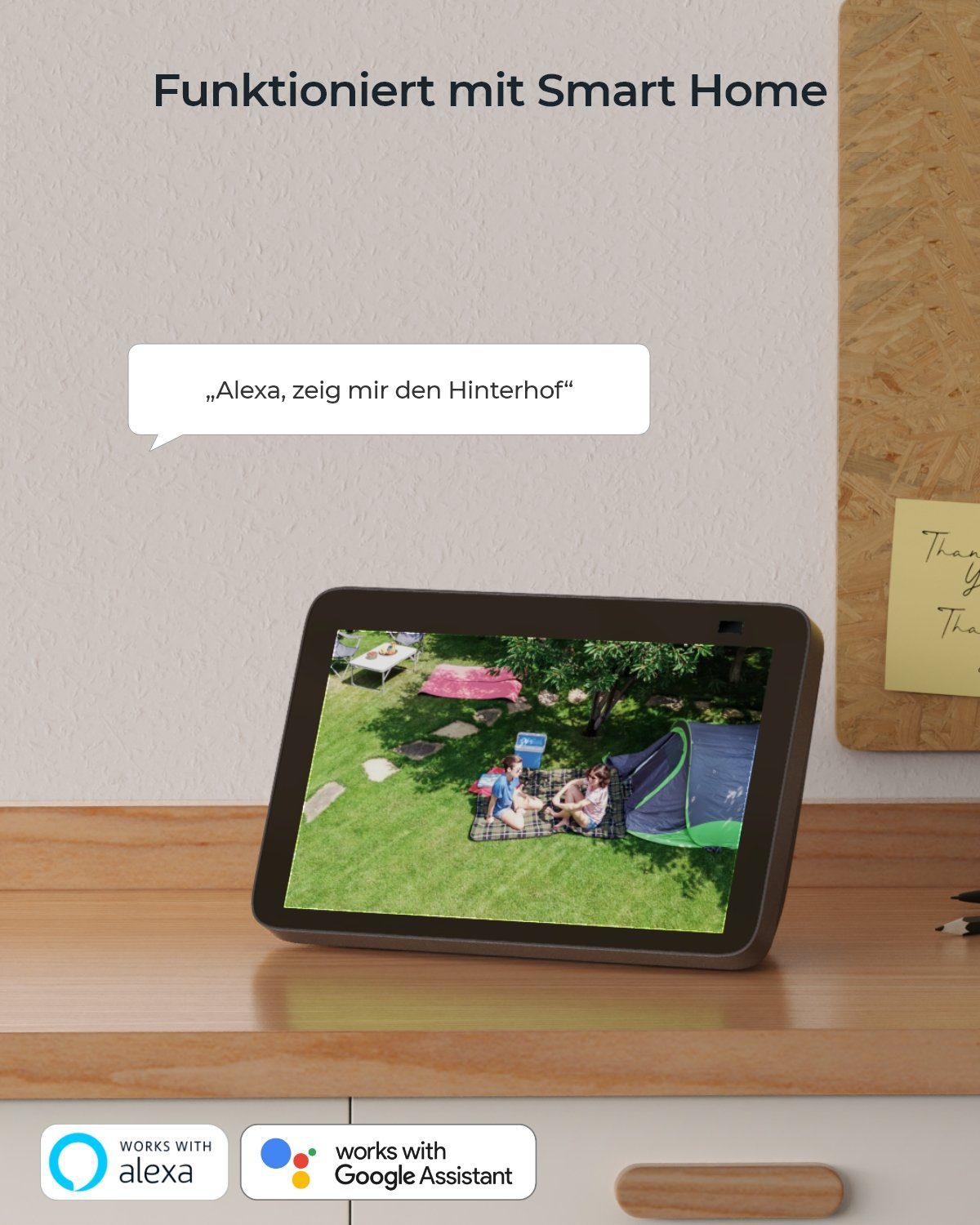Reolink 4K 8MP Smarte kabellose Argus Series B440 Überwachungskamera (Außenbereich, 5/2,4 GHz Dualband WLAN, Spotlight, 4K, Personen-/Fahrzeugerkennung)