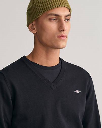 GANT Herren Strickpullover CLASSIC COTTON V-NECK