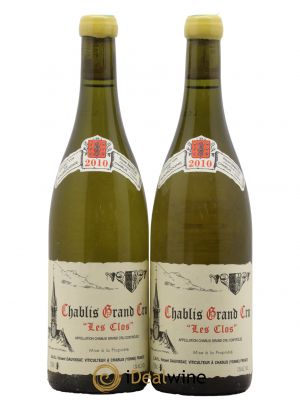Chablis Grand Cru Les Clos Vincent Dauvissat (Domaine)  2010 - Lot de 2 Bouteilles