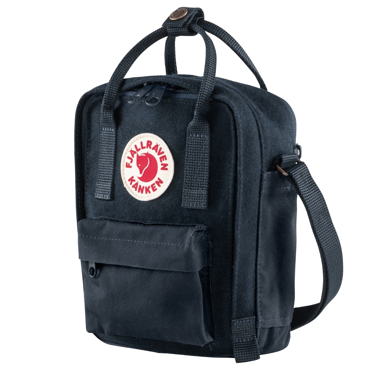 Fjällräven Kanken Re-Wool Sling Umhängetasche blau